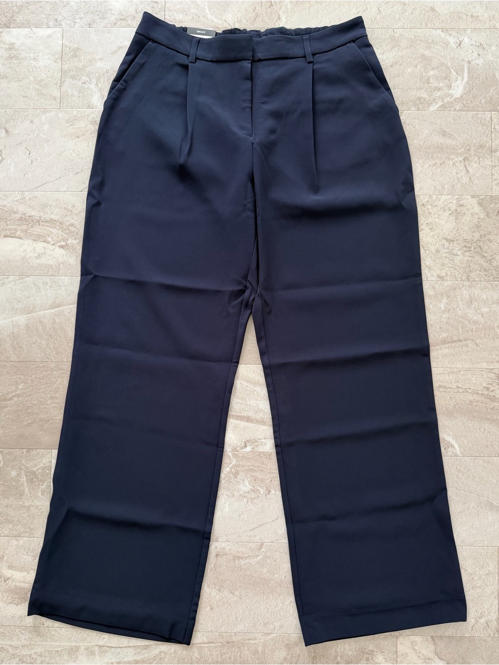 DKNY Pants Navy Blue Size 10 Dress Work Slacks